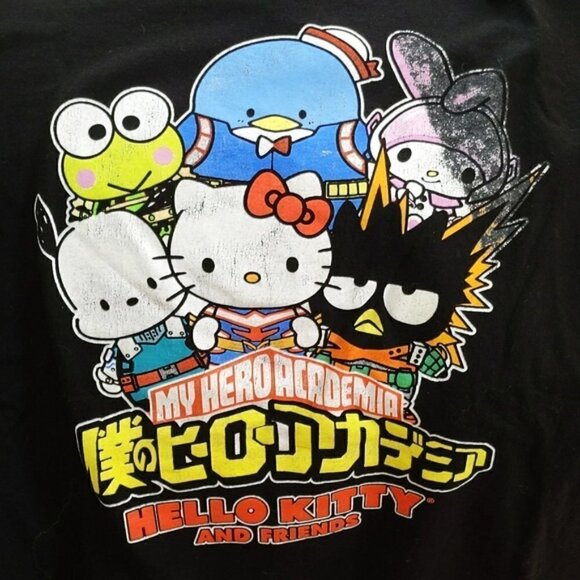 My Hero Academia Hello Kitty Graphic T Shirt - Picture 3 of 4